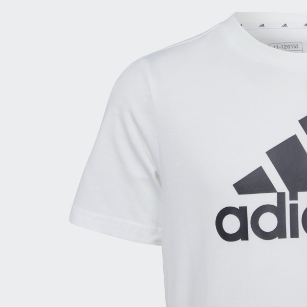 White Essentials Big Logo Cotton T-Shirt