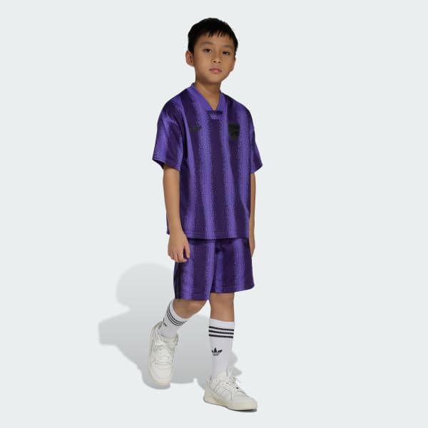 Roxo CONJUNTO CAMISETAS OVERSIZED adidas MINECRAFT