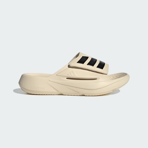 adidas Lightblaze Slides - White | Free Shipping with