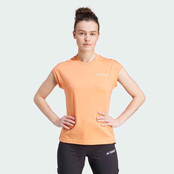 Orange Terrex Xploric Logo T-Shirt