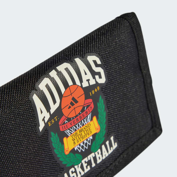Black adidas Unisex Hoops Wallet