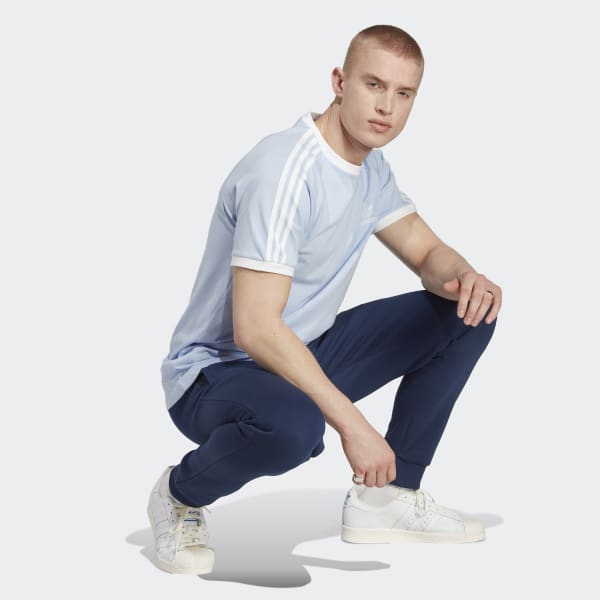 adidas Adicolor Classics 3 Stripes Tee Blue adidas Thailand