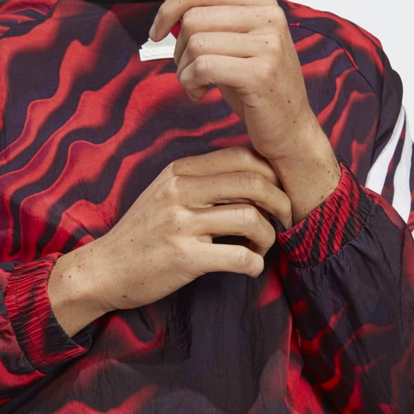Plaid top adidas sweatshirt