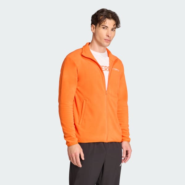 Turuncu Multi Essentials Full-Zip Fleece Fermuarlı Üst
