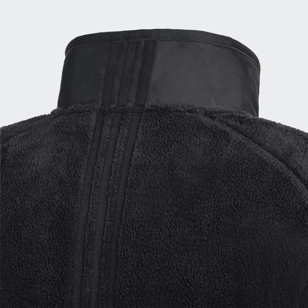 Black 리버서블 쉐르파 패디드 재킷 
