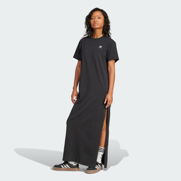 Preto Vestido Adicolor Outline Trefoil