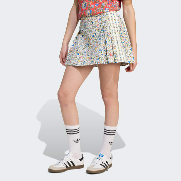 Bialy Spódnica adidas Originals x Liberty London Kids