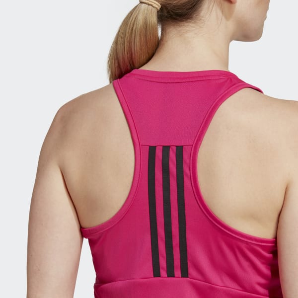 Pink Designed to Move 3-Stripes Sport Tank Top 28836