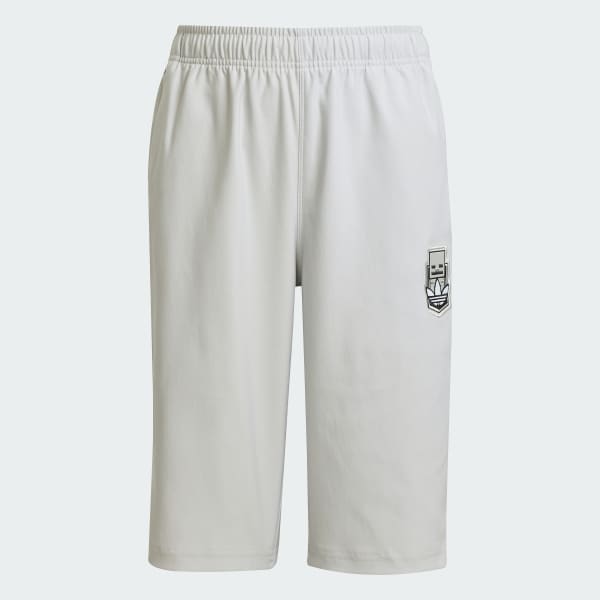 Grey adidas x Minecraft Shorts Kids