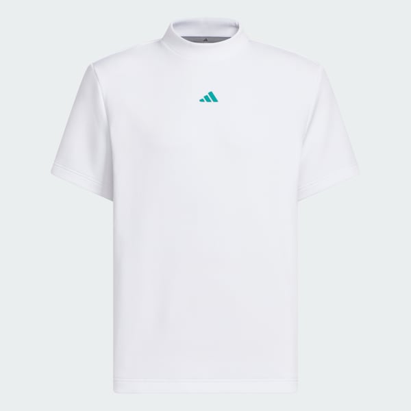 ホワイト 【ゴルフ】コードカオス モックネック半袖シャツ