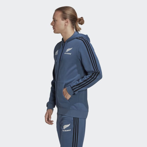 Bla All Blacks Rugby 3-Stripes hættetrøje IXS08