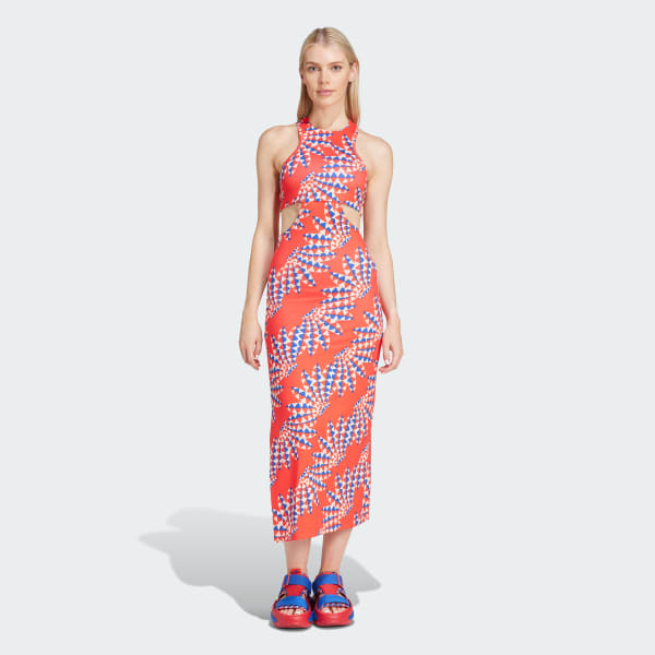 Πορτοκαλί adidas x FARM Rio Premium Dress