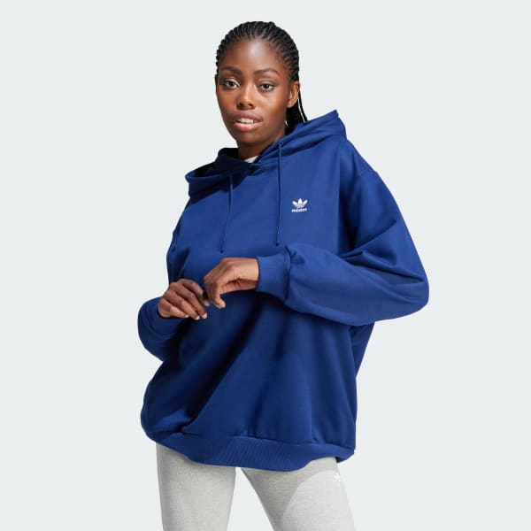 adidas Trefoil Oversized Hoodie Blau adidas Deutschland