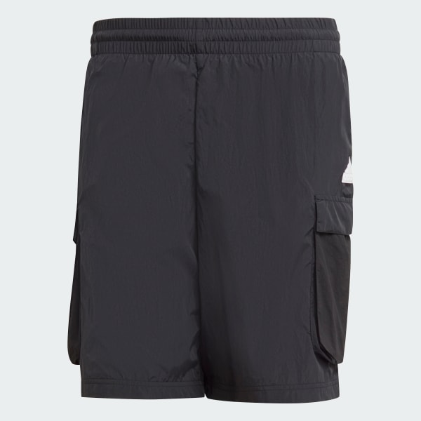 Black City Escape Cargo Shorts
