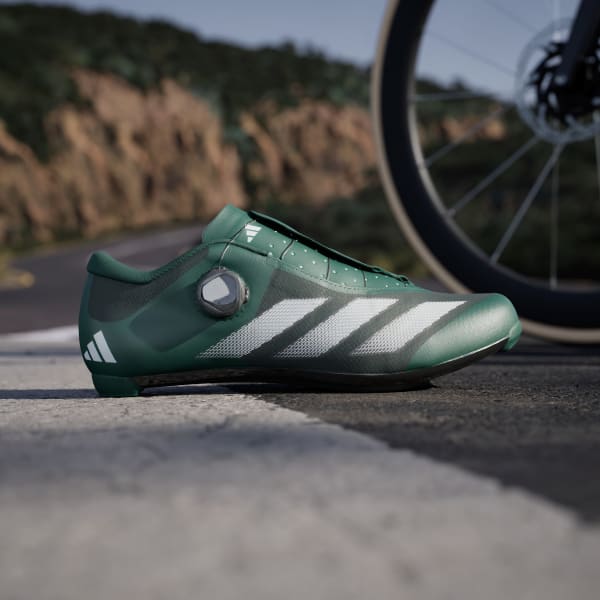 Green Tempo 3-Stripes Boa Cycling Shoes