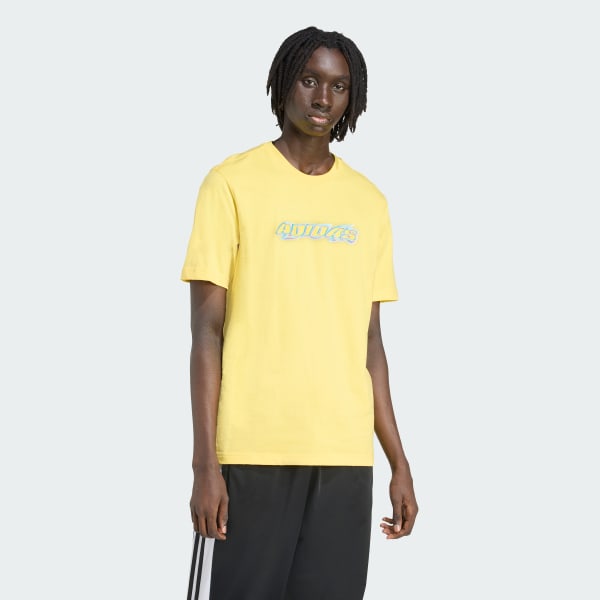 Amarillo Camiseta holgada Trefoil Series