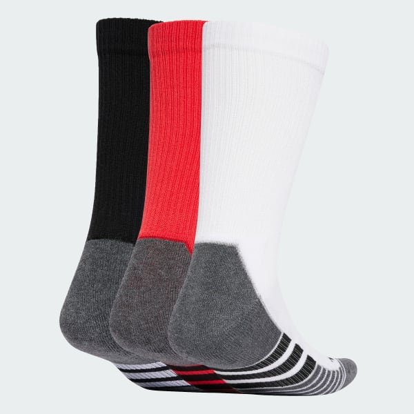 Red Performance CLIMACOOL Cushioned Crew Socks 3 Pairs