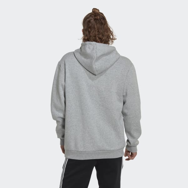 Grey Essentials Camo Print French Terry Hoodie