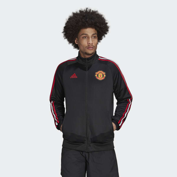 cerná Sportovní top Manchester United 3-Stripes DD158