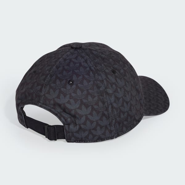 adidas Trefoil Monogram Cap - Black | Free Shipping with adiClub