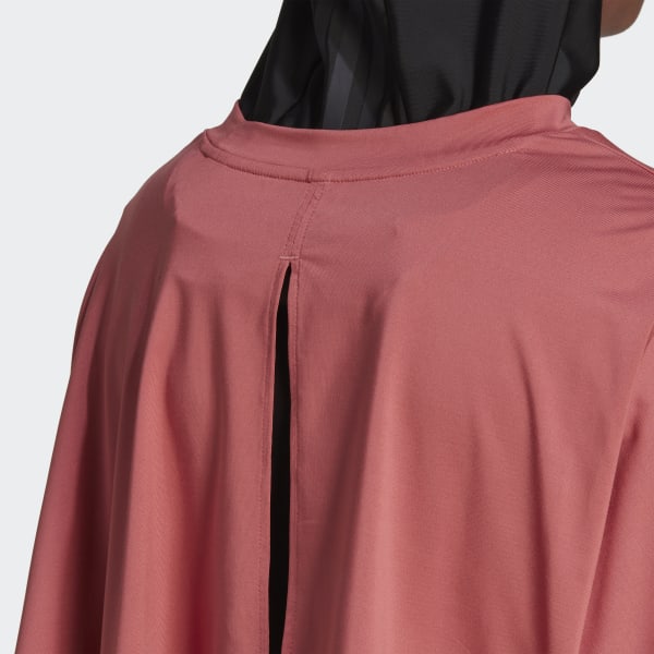 Rosso Felpa Hyperglam Cut 3-Stripes Lightweight Oversized