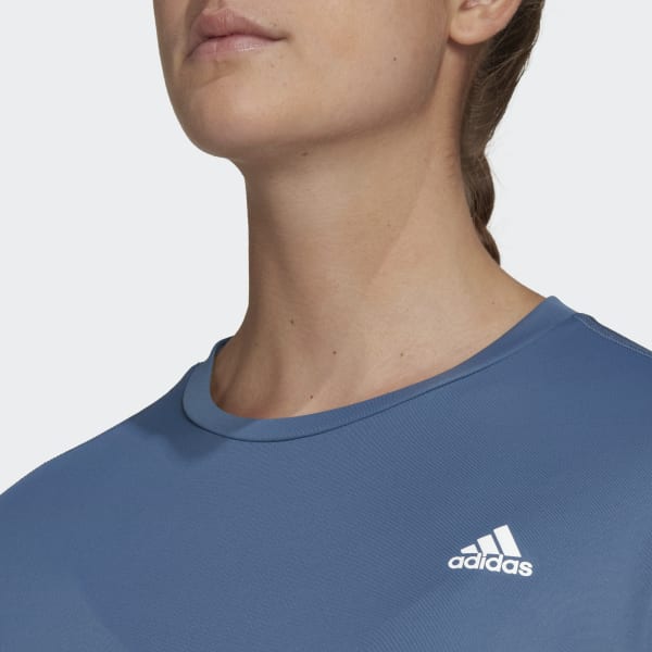 modrá Tričko Own the Run Long Sleeve NEE22