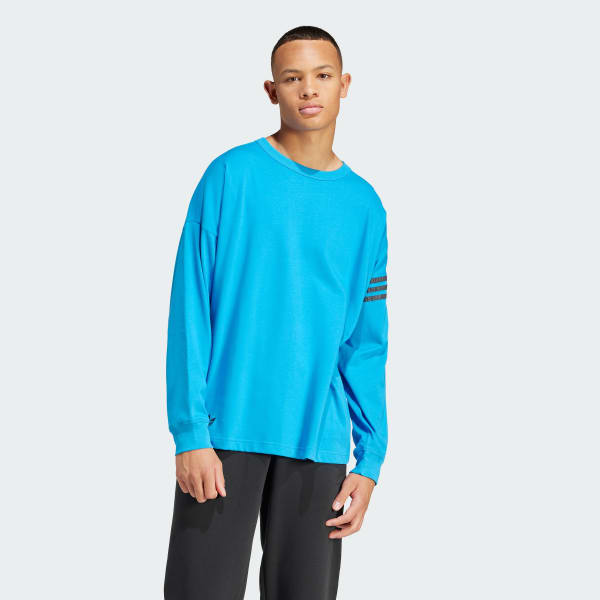 Azul Playera Street Neuclassic Manga Larga