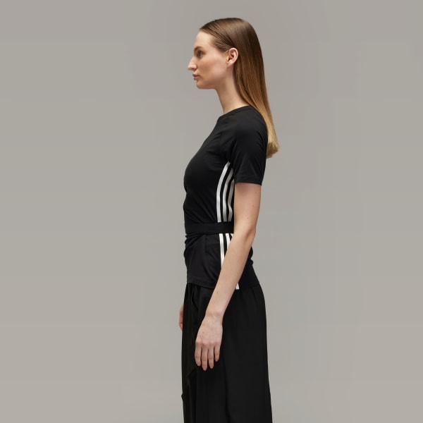 Black Y-3 Tencel Short Sleeve Tee