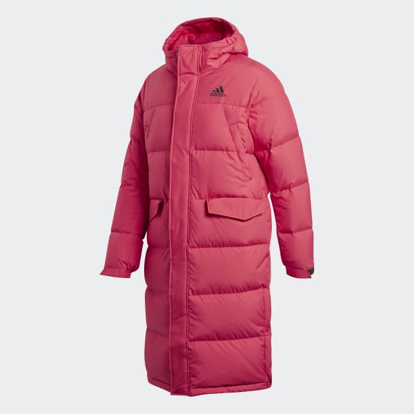 Parka larga down 3 bandas