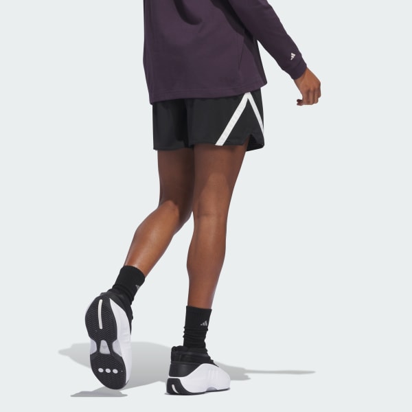 Adidas Select Basketball Shorts Women Black Off White XL