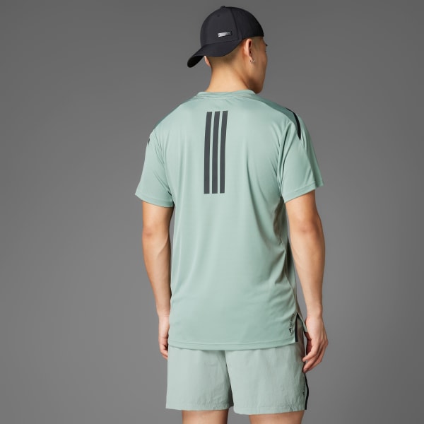 สีเขียว เสื้อยืด Designed for Training Pro-Series