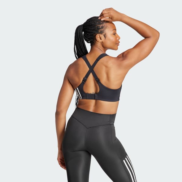 Adidas Adidas TLRD Impact Training High Support Bra In Black