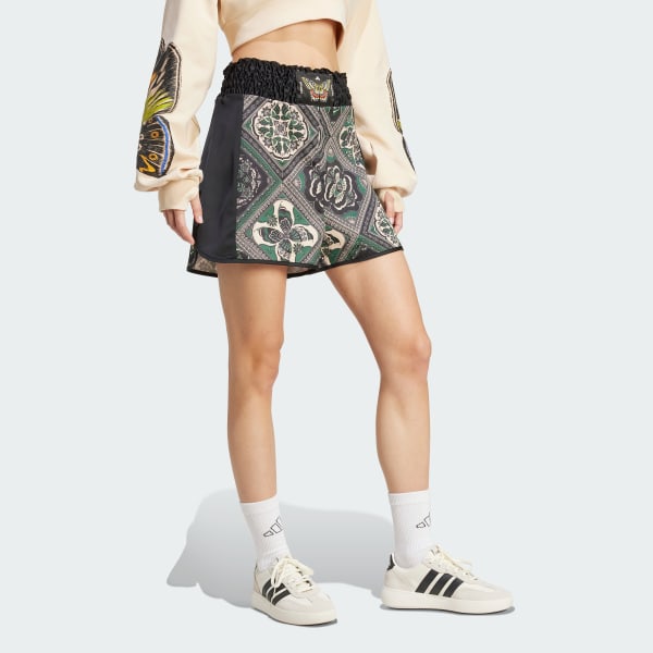Schwarz adidas x Farm Premium Shorts