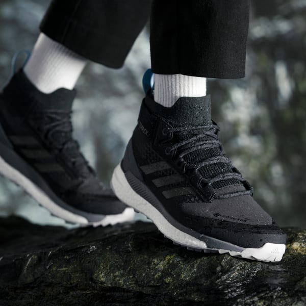 Grey Terrex Free Hiker GORE-TEX Hiking Shoes