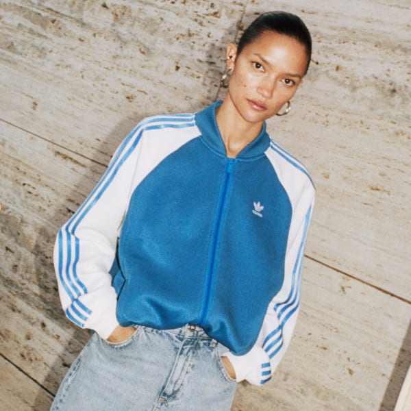 Azul Casaca Adicolor Classics Oversized SST 