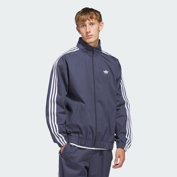 Blue 스케이트보딩 우븐 파이어버드 트랙 재킷