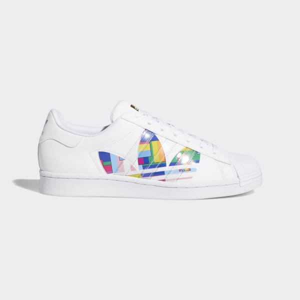 chaussure superstar multicolor