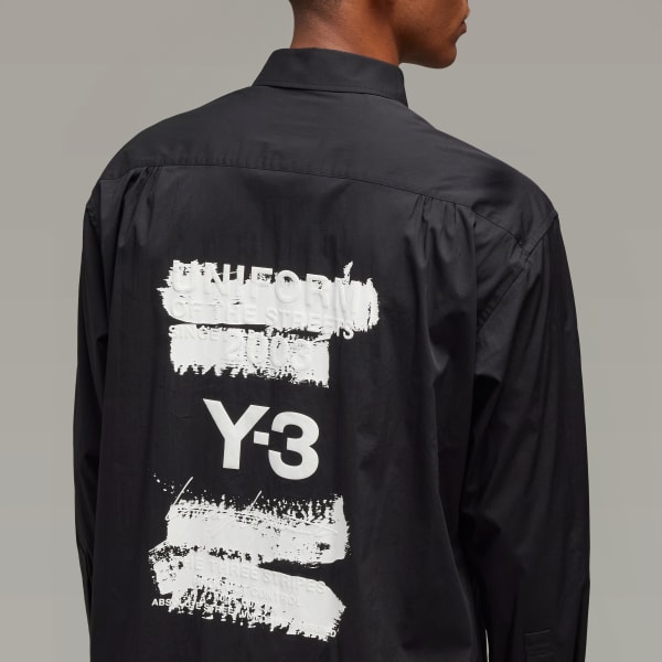 アディダス Y-3 GRAPHIC SHIRT - ブラック | アディダス ジャパン