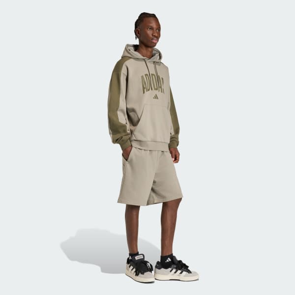 Green COLLEGIATE FLEECE HOODIE