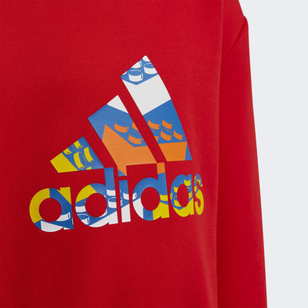 Vermelho Conjunto de Sweatshirt e Calças adidas x Classic LEGO® UB236