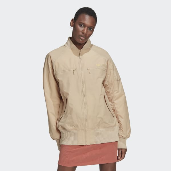 Beige Bomberjakke HI549