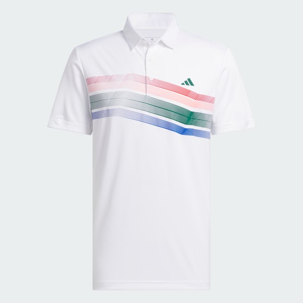 White Core Chest Stripe Polo Shirt