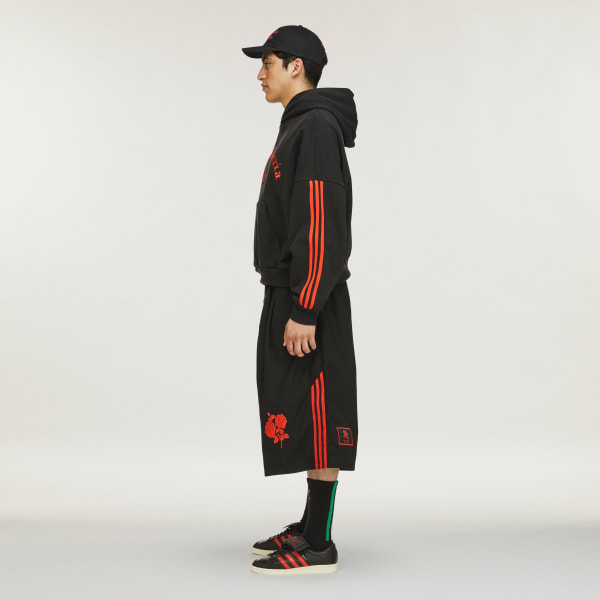 Noir Sweat-shirt à capuche en maille épaisse Chavarria