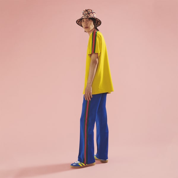 Yellow adidas x Gucci Cotton Jersey Tee BUH98