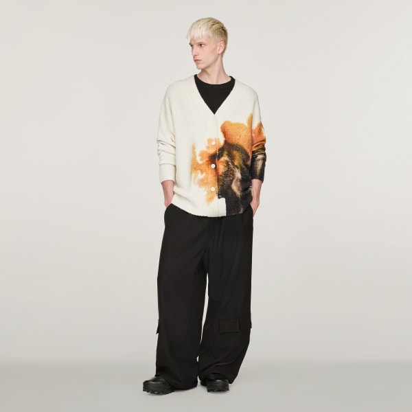 Vit Y-3 Graphic Knit Cardigan
