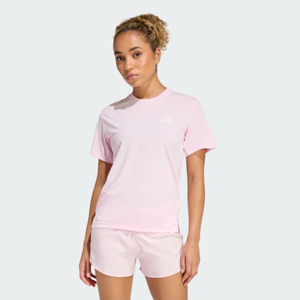adidas adi365 Running Climacool Iconic T-shirt - Pink | Free
