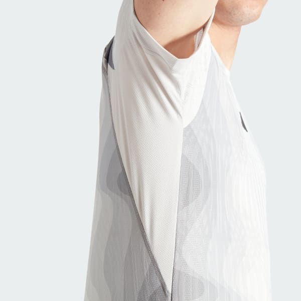 Grey Tennis Airchill Pro FreeLift Tee adidas Canada