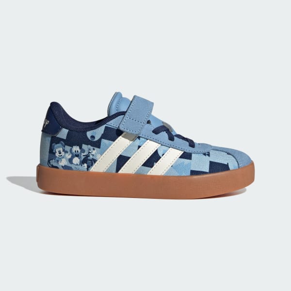 Blue ADIDAS DISNEY MICKEY VL COURT SHOES CHILDREN