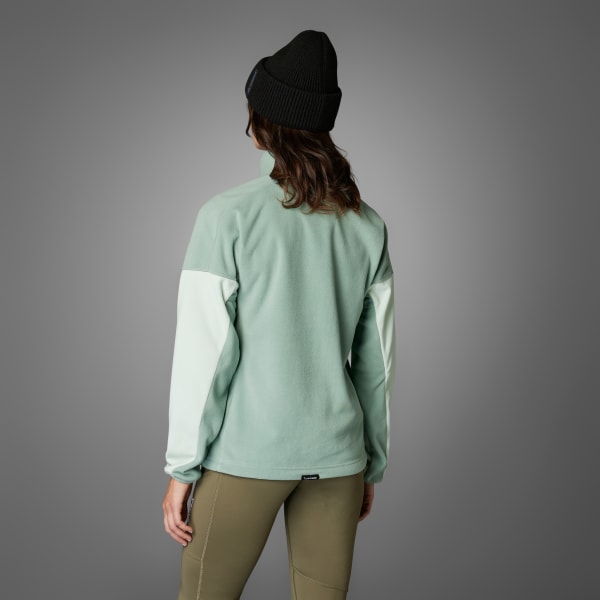 groen Terrex Multi Climawarm Fleece Anorak