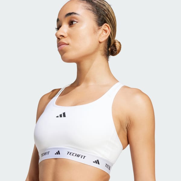 Adidas techfit white best sale